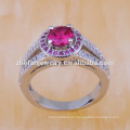Fotos de anillos de dedo de anillo de moda de cristal, nuevo anillo de dedo de oro de diseño para niñas